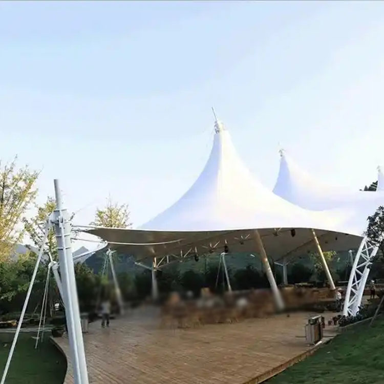 日嘎则膜结构景观棚