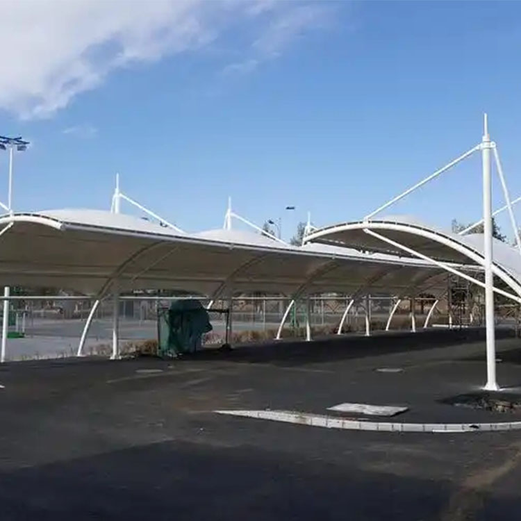 日嘎则膜结构电动车棚