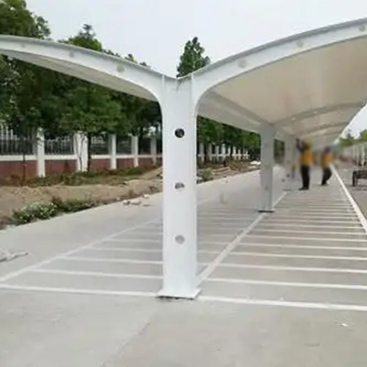 日嘎则膜结构电动车棚