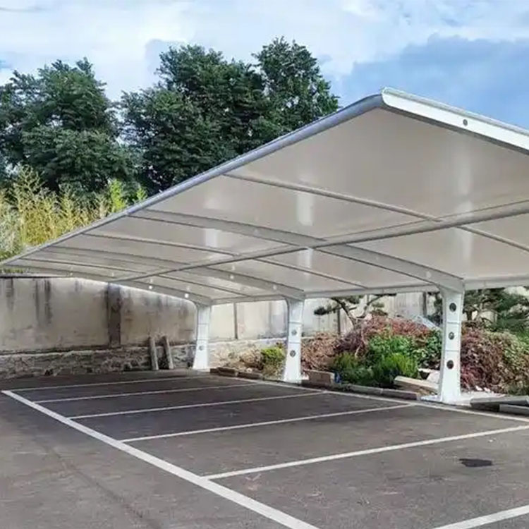 日嘎则膜结构汽车棚