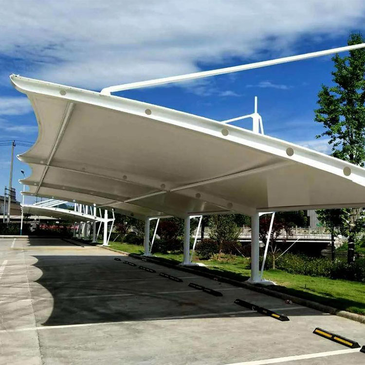 日嘎则膜结构汽车棚