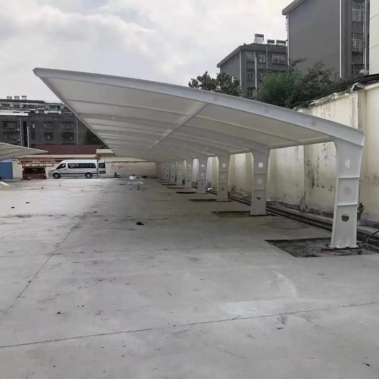 日嘎则膜结构汽车棚